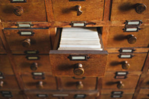 Open archive drawer